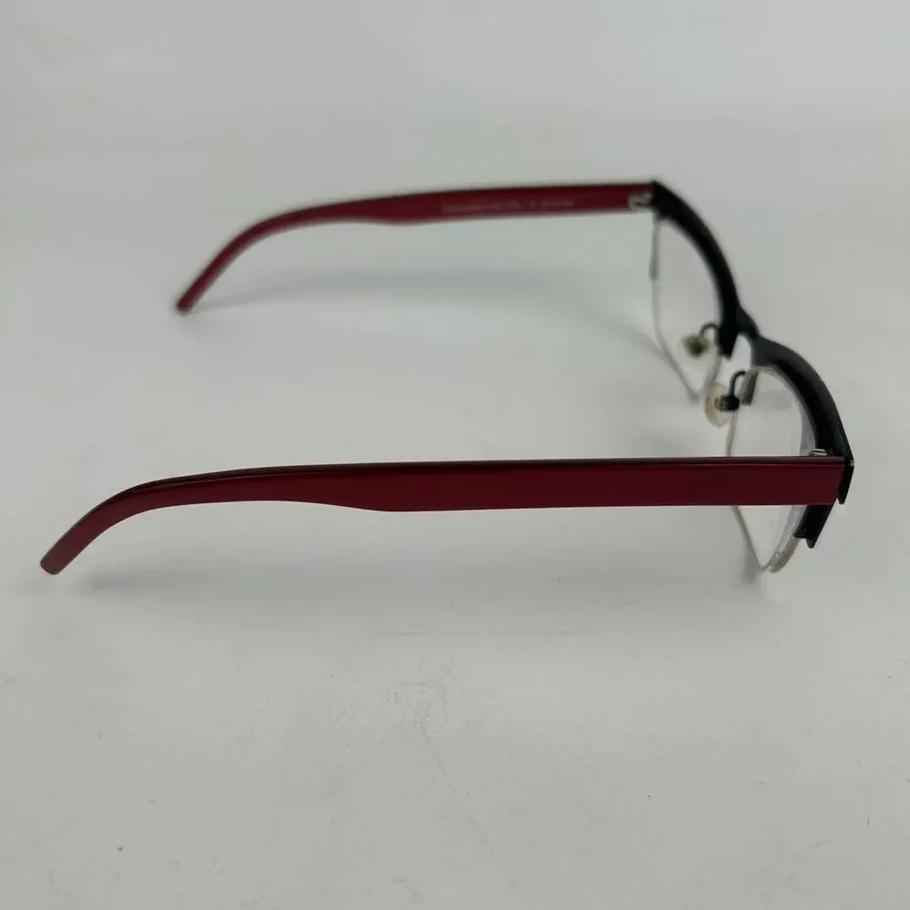 Roadster Anvifrieze Eyeglasses Women Black Red Plastic Round Half Rim‎ 48 23 140